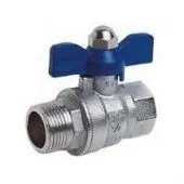 Шаровой кран латунный Genebre 3036 НР/ВР Бабочка