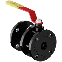 Краны шаровые разборные фланцевые с рукояткой, сталь 09г2с