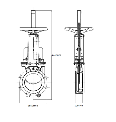 Шиберная задвижка VG6400 со штурвалом, Tecofi В Ханты-Мансийске