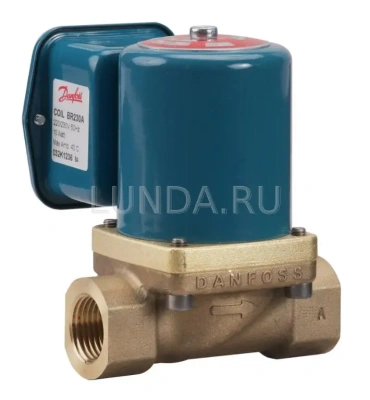 Клапан соленоидный EV225B с сервоприводом, для пара, с катушкой, Danfoss В Ханты-Мансийске