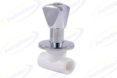 Вентиль PPR с хромированной удлиненной ручкой LUX, RTP (РосТурПласт) В Ханты-Мансийске