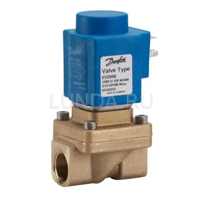 Клапан соленоидный EV250B с принудительным подъемом, с катушкой, Danfoss В Ханты-Мансийске